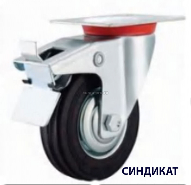 Z01-01B-075-314B промышленное поворотное с тормозом 75 мм