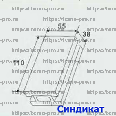 8300D-6 Фитинг нижний